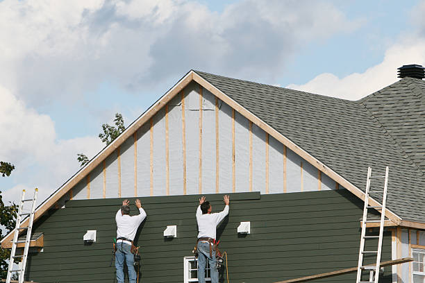 Professional Emergency Siding Repair technician working in West Liberty, WV